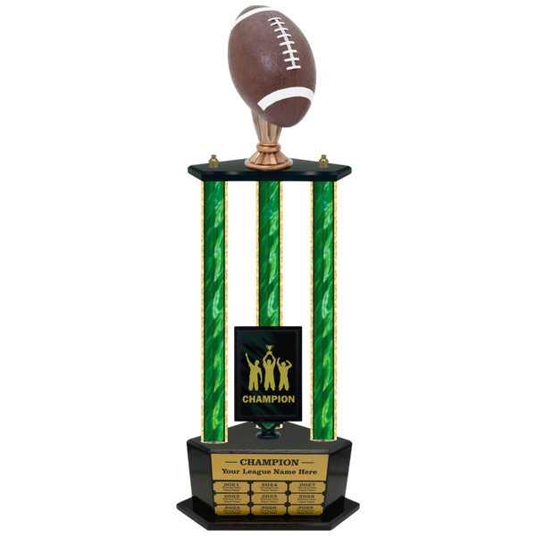 Premium Custom Perpetual Football Trophy - Type 3P003/P38B Series 2RG3006