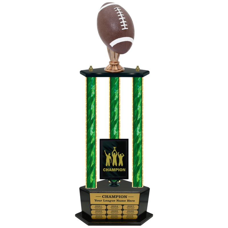 Premium Custom Perpetual Football Trophy - Type 3P003/P38B Series 2RG3006