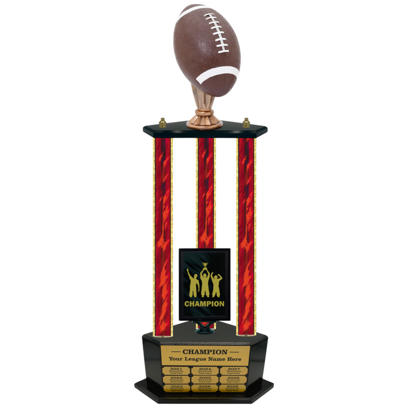 Premium Custom Perpetual Football Trophy - Type 3P003/P38B Series 2RG3006