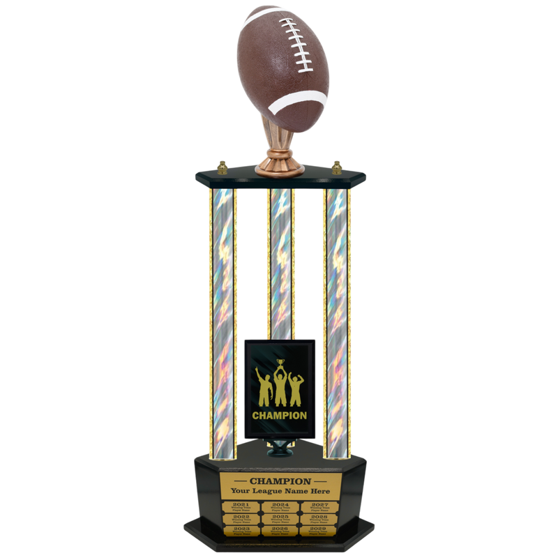 Premium Custom Perpetual Football Trophy - Type 3P003/P38B Series 2RG3006