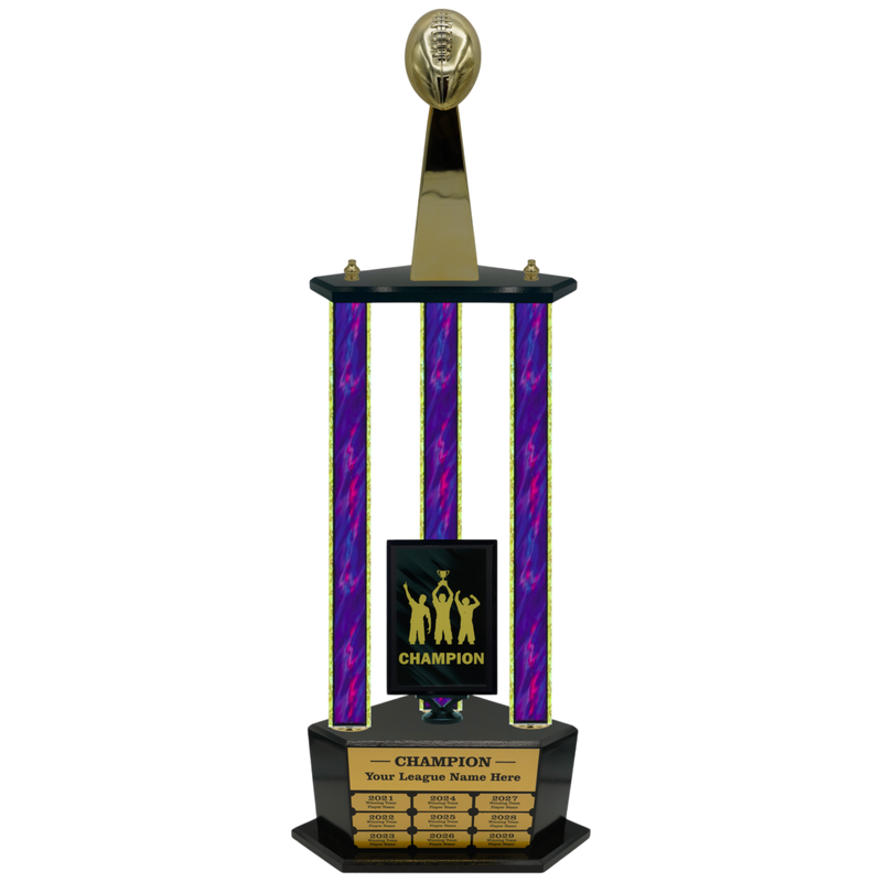 Premium Custom Perpetual Football Trophy - Type 3P003/P38B Series 2RF149