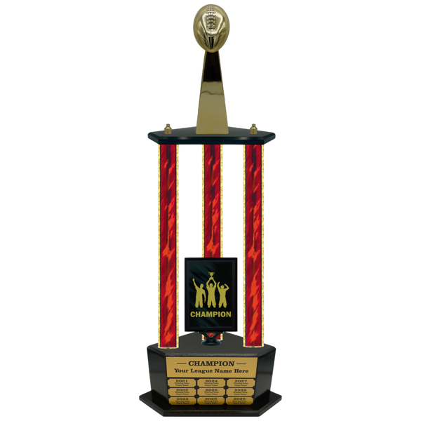 Premium Custom Perpetual Football Trophy - Type 3P003/P38B Series 2RF149