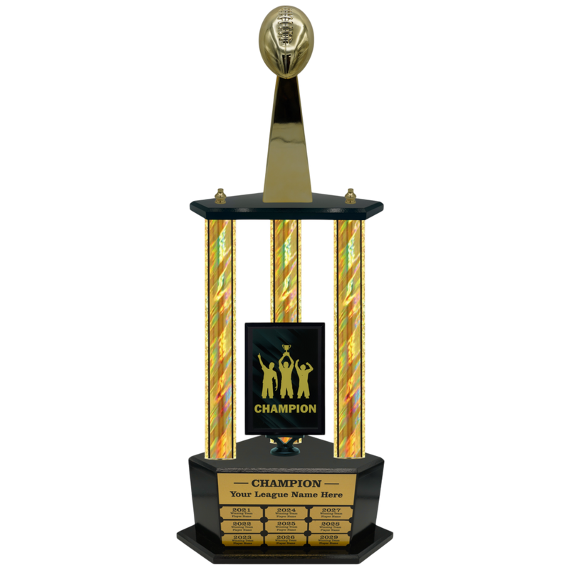 Premium Custom Perpetual Football Trophy - Type 3P003/P38B Series 2RF149