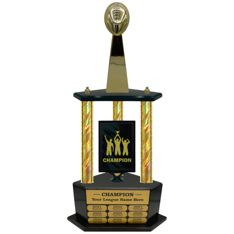 Premium Custom Perpetual Football Trophy - Type 3P003/P38B Series 2RF149