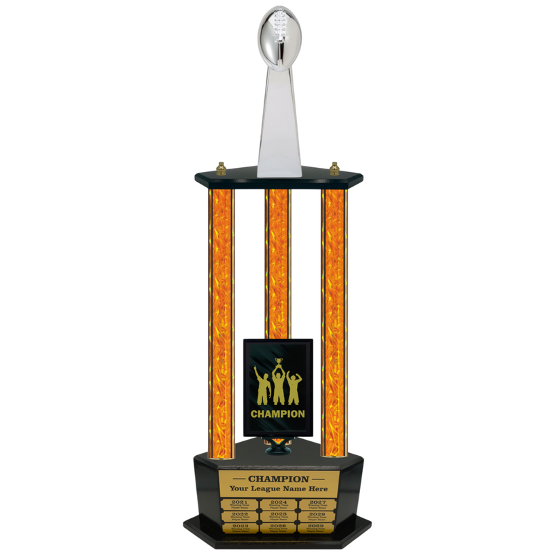 Premium Custom Perpetual Football Trophy - Type 3P003/P38B Series 2RF148