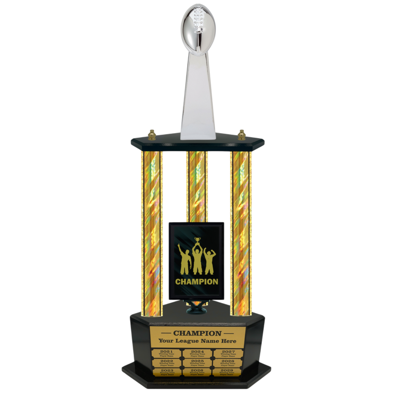 Premium Custom Perpetual Football Trophy - Type 3P003/P38B Series 2RF148