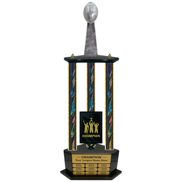 Premium Custom Perpetual Football Trophy - Type 3P003/P38B Series 2RF147