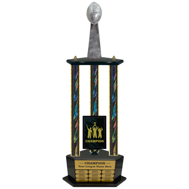 Premium Custom Perpetual Football Trophy - Type 3P003/P38B Series 2RF147