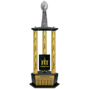 Premium Custom Perpetual Football Trophy - Type 3P003/P38B Series 2RF147
