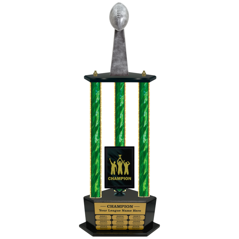 Premium Custom Perpetual Football Trophy - Type 3P003/P38B Series 2RF147