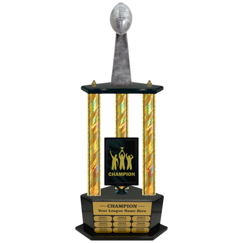 Premium Custom Perpetual Football Trophy - Type 3P003/P38B Series 2RF147