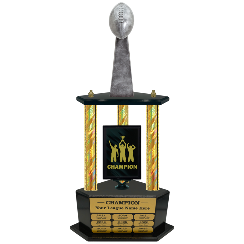 Premium Custom Perpetual Football Trophy - Type 3P003/P38B Series 2RF147