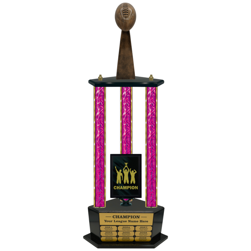 Premium Custom Perpetual Football Trophy - Type 3P003/P38B Series 2RF143