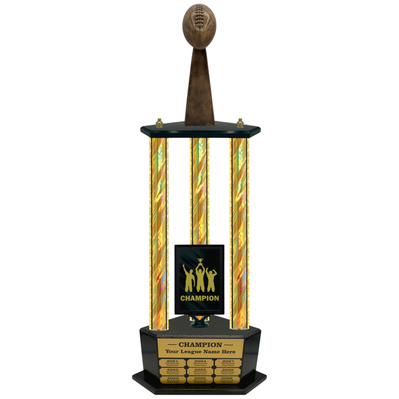 Premium Custom Perpetual Football Trophy - Type 3P003/P38B Series 2RF143