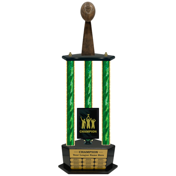 Premium Custom Perpetual Football Trophy - Type 3P003/P38B Series 2RF143