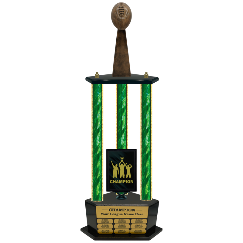 Premium Custom Perpetual Football Trophy - Type 3P003/P38B Series 2RF143