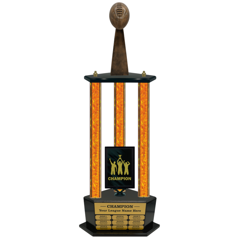 Premium Custom Perpetual Football Trophy - Type 3P003/P38B Series 2RF143