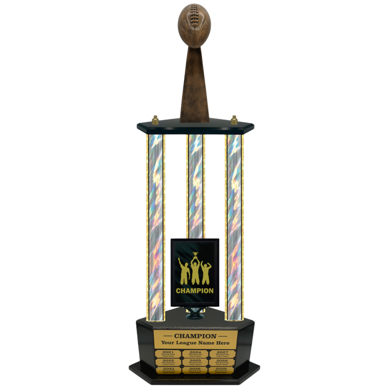 Premium Custom Perpetual Football Trophy - Type 3P003/P38B Series 2RF143