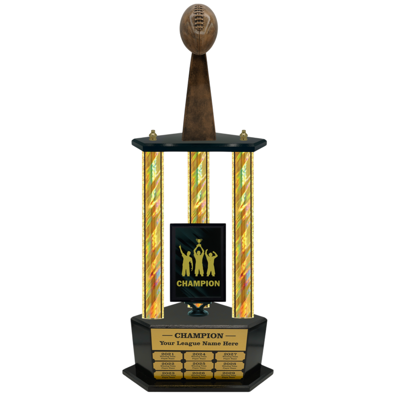 Premium Custom Perpetual Football Trophy - Type 3P003/P38B Series 2RF143