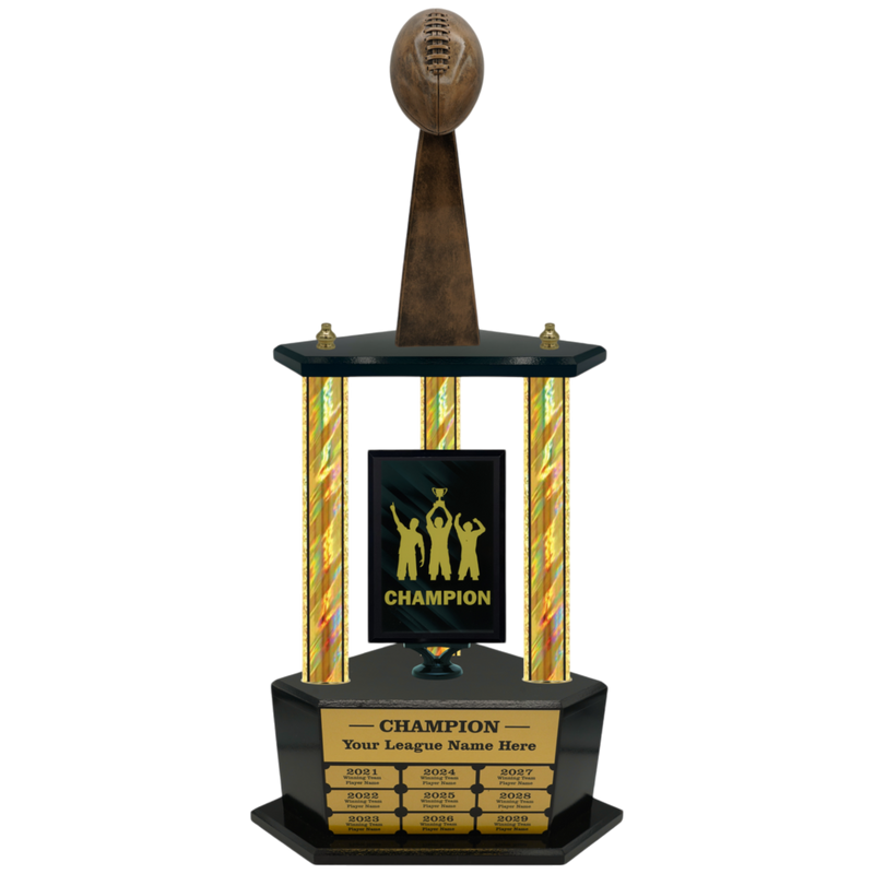 Premium Custom Perpetual Football Trophy - Type 3P003/P38B Series 2RF143