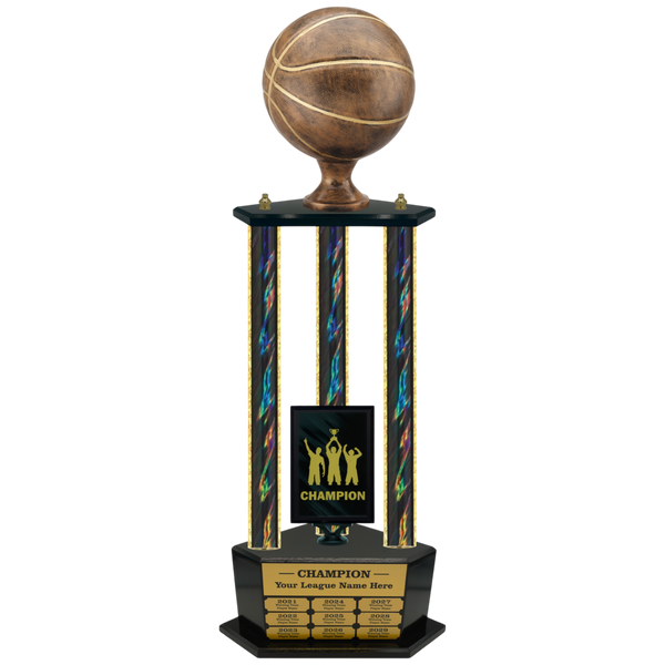 Premium Custom Perpetual Basketball Trophy - Type 3P003/P38B Series 2RFA2812