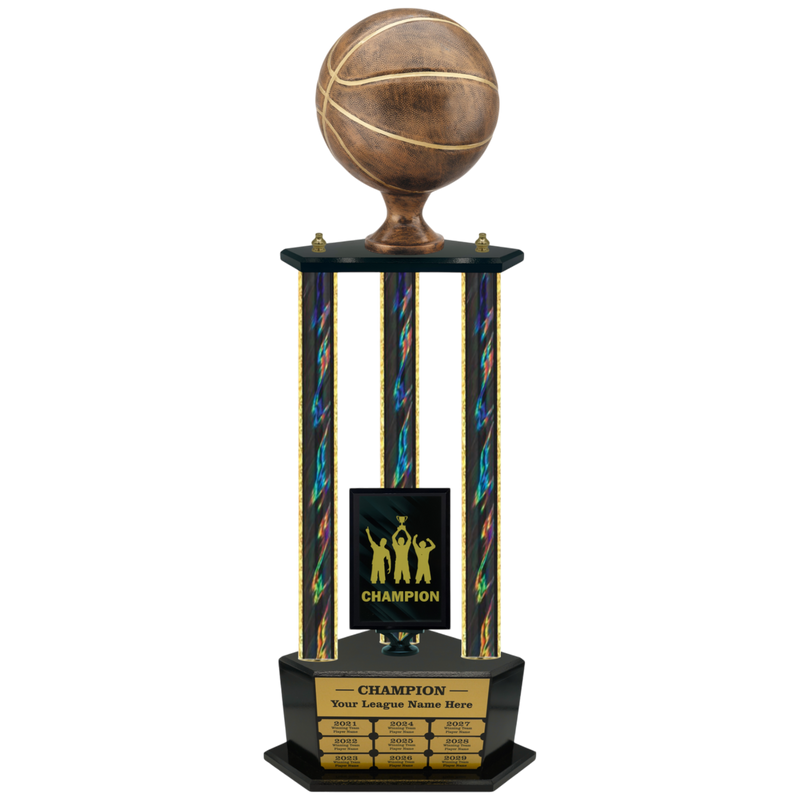 Premium Custom Perpetual Basketball Trophy - Type 3P003/P38B Series 2RFA2812