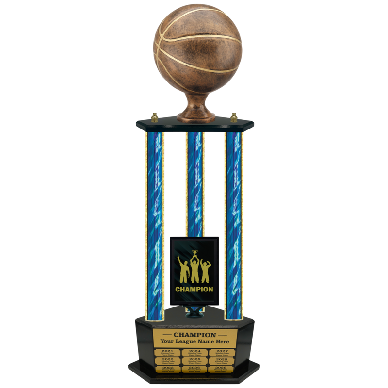 Premium Custom Perpetual Basketball Trophy - Type 3P003/P38B Series 2RFA2812