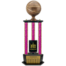 Premium Custom Perpetual Basketball Trophy - Type 3P003/P38B Series 2RFA2812