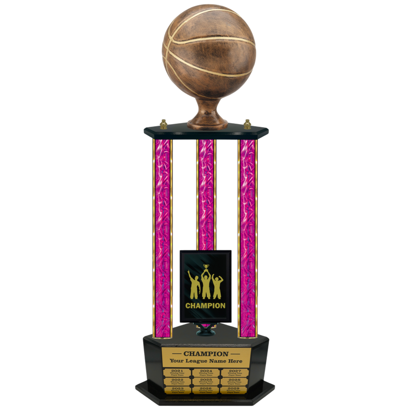 Premium Custom Perpetual Basketball Trophy - Type 3P003/P38B Series 2RFA2812