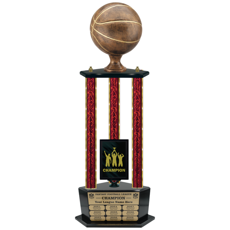 Premium Custom Perpetual Basketball Trophy - Type 3P003/P38B Series 2RFA2812