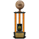 Premium Custom Perpetual Basketball Trophy - Type 3P003/P38B Series 2RFA2812