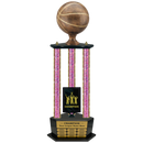 Premium Custom Perpetual Basketball Trophy - Type 3P003/P38B Series 2RFA2812