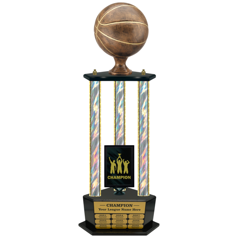 Premium Custom Perpetual Basketball Trophy - Type 3P003/P38B Series 2RFA2812