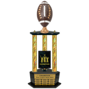 Premium Custom Perpetual Fantasy Football Trophy - Type 3P003/P38B Series 2RF2022