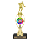 Custom Rugby Runner Trophy - Type B Series 3413/36013