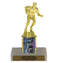 Custom Rugby Runner Trophy - Type C Series 3413