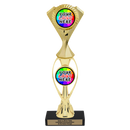 Custom Diamond Victory Customizable Insert Trophy - Type B Series 35455/36013