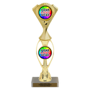 Custom Diamond Victory Customizable Insert Trophy - Type B Series 35455/36013