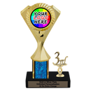 Custom Diamond Victory Customizable Insert Trophy - Type L Series 35455