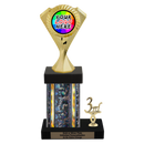 Custom Diamond Victory Customizable Insert Trophy - Type N Series 35455