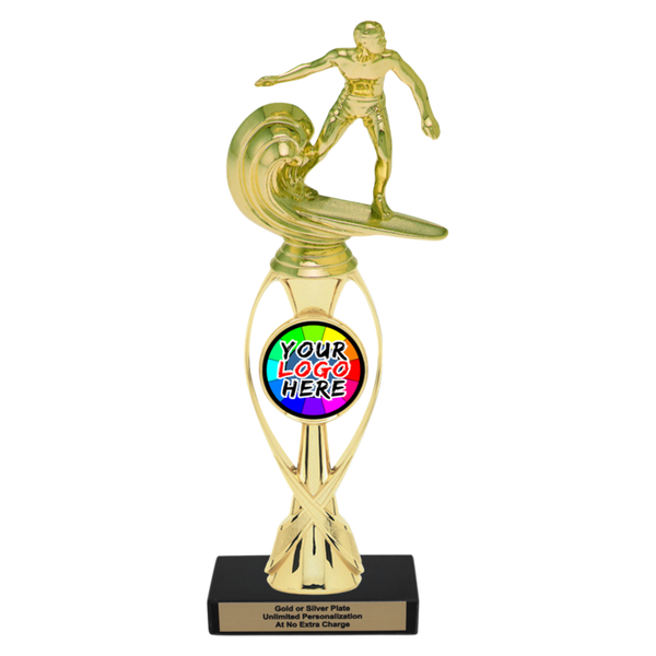 Custom Surfing Trophy - Type B Series 3619/36013