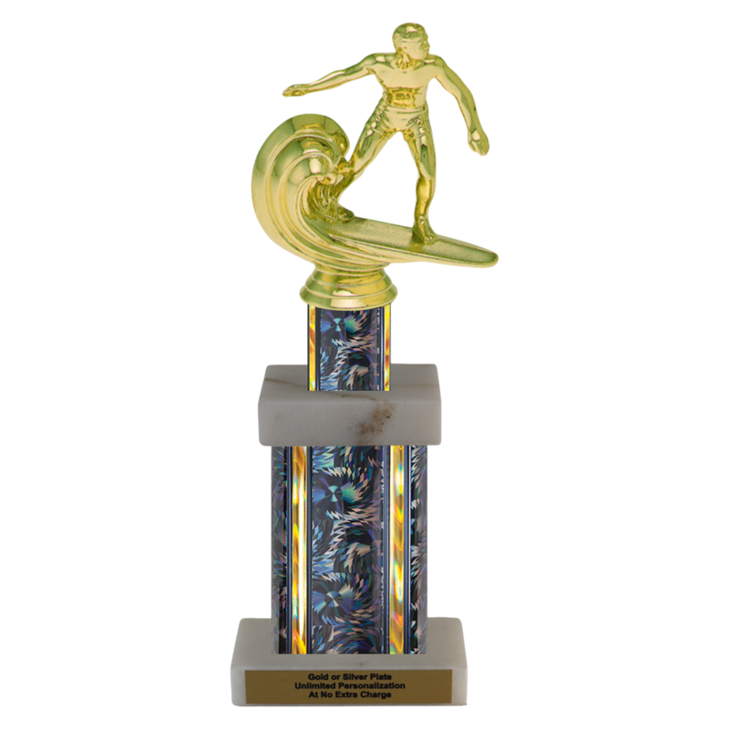 Custom Surfing Trophy - Type G Series 3619