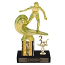 Custom Surfing Trophy - Type L Series 3619