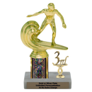 Custom Surfing Trophy - Type L Series 3619