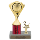 Custom Basketball Trophy - Type L Series 36205