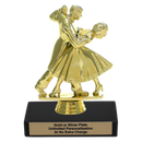 Custom Dance Couple Trophy - Type A Series 3628