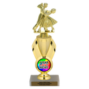 Custom Dance Couple Trophy - Type B Series 3628/342655