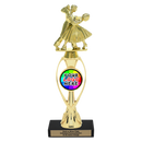 Custom Dance Couple Trophy - Type B Series 3628/36013