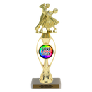 Custom Dance Couple Trophy - Type B Series 3628/36013