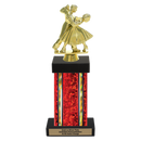 Custom Dance Couple Trophy - Type F Series 3628